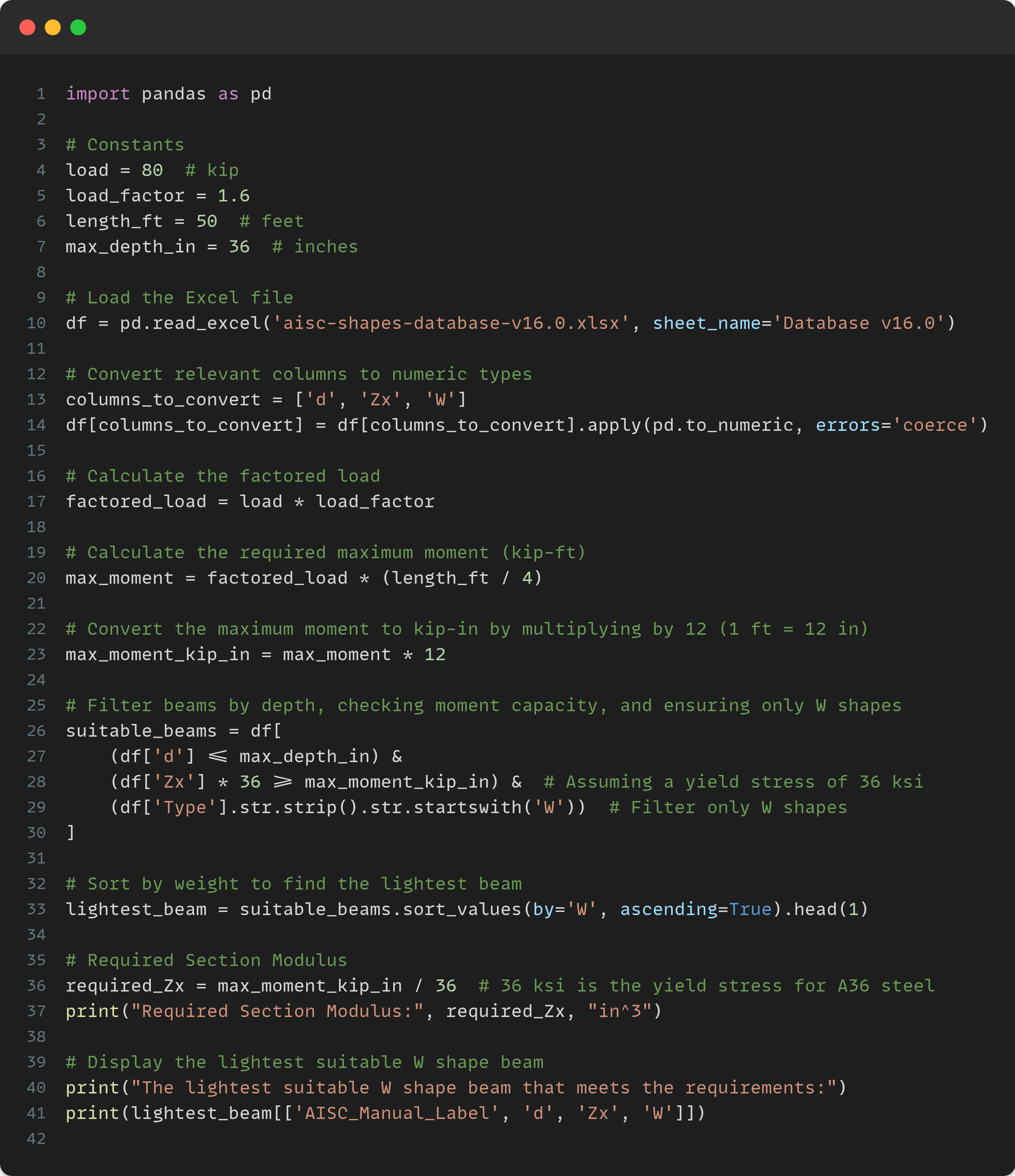 027 - Data Structures for Civil/Structural Engineers: Pandas 01