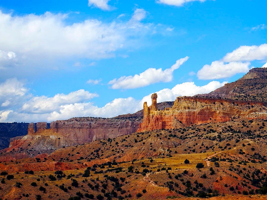 Chimney Rock Ghost Ranch New Mexico Photograph by Kurt Van Wagner