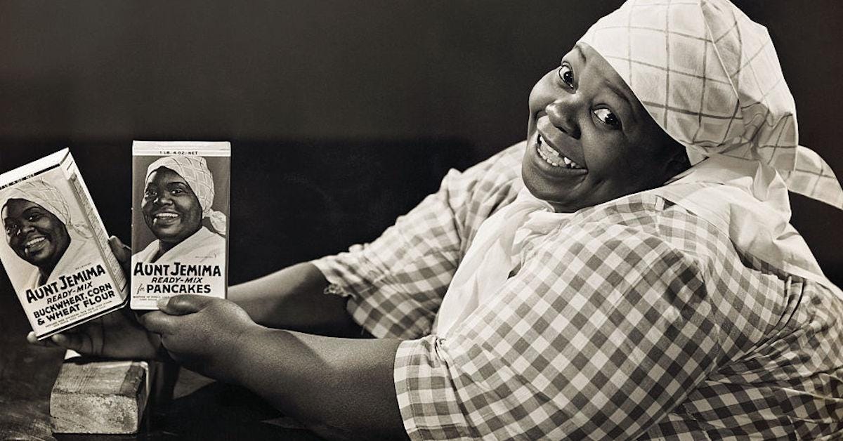 Aunt jemima's Logo Evolution, and How It's Changed Over the Years