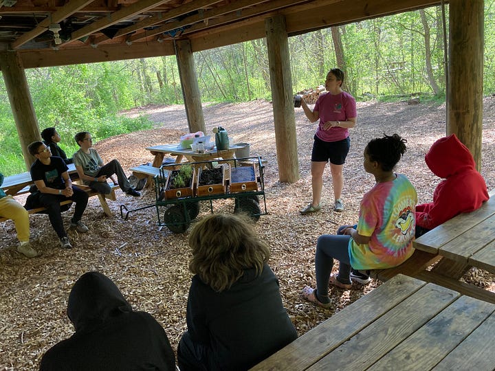 6th graders at Walker-Grant Middle School had a Meaningful Watershed Education Experience this week at the Rappahannock River.