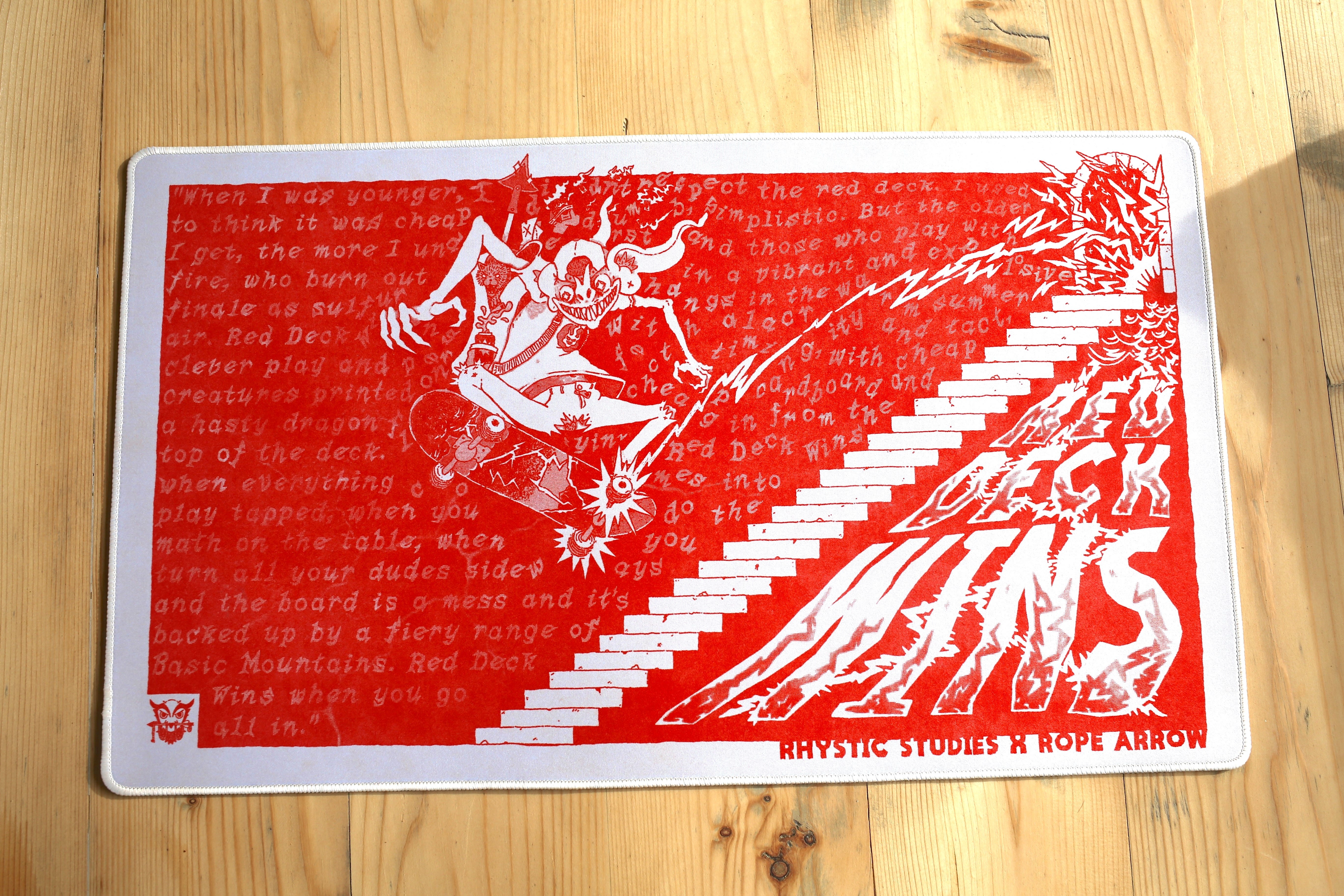 The Red Deck Wins Playmat - Rhystic Studies Substack