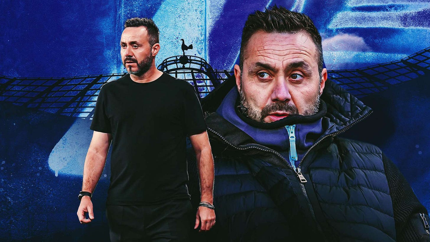 What are Tottenham thinking?! Self-destructive Roberto De Zerbi is the  wrong man to fight relegation AND is a betrayal to Spurs fans | Goal.com UK