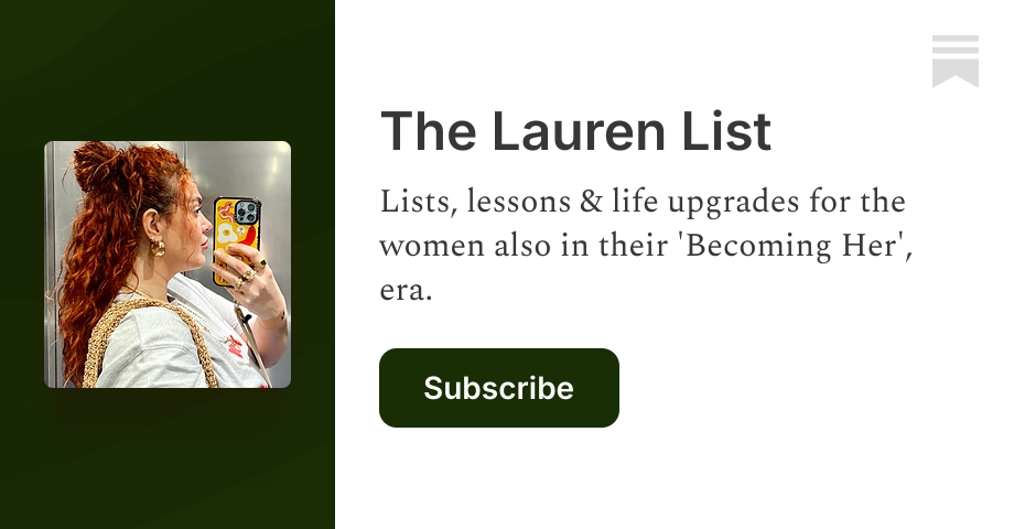 The Lauren List | Substack