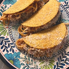 Spaghetti tacos