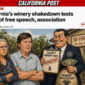 California’s Winery Shakedown Tests Limits of Free Speech, Association