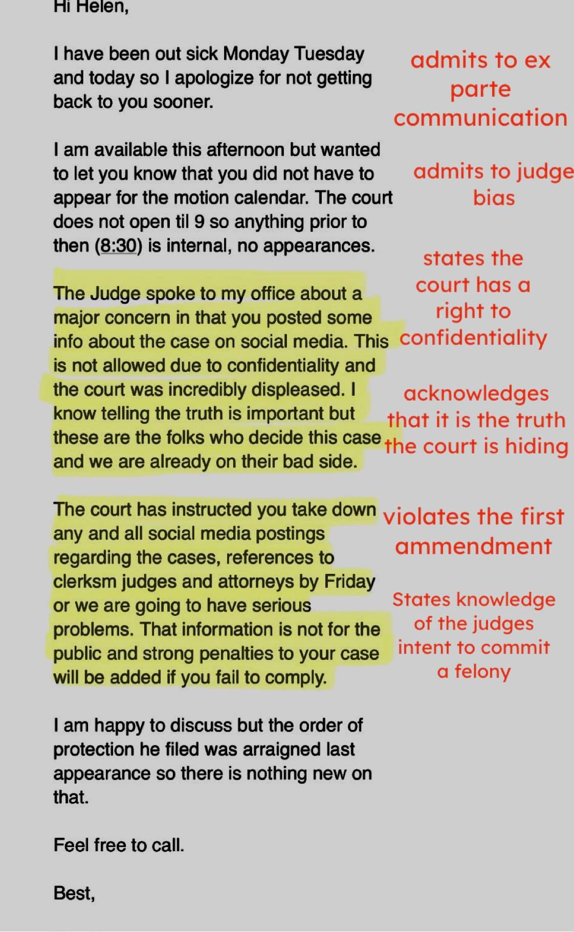 Black Widow Lawyer Seductress and Destroyer: Ulster lawyer Elizabeth Faulkner accused of sex, corruption, and silencing Helen Garber.