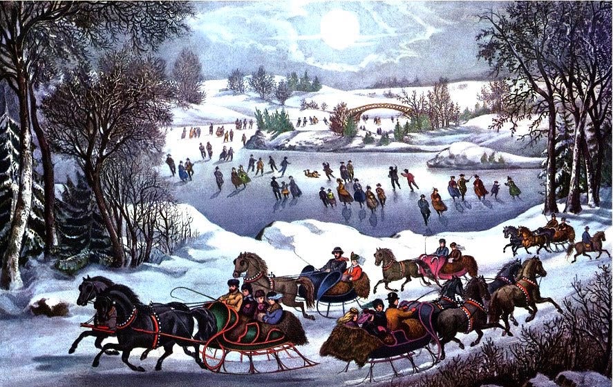 Old New York's sleigh carnival began in January | Ephemeral New York