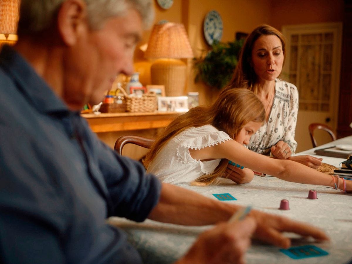 Kate Middleton's mystery card game in touching cancer update video finally uncovered - The Mirror Kate Middleton's mystery card game in touching cancer update video finally uncovered - The Mirror