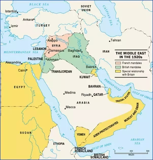 What were the mandates in the Middle East following WWI? - Quora What were the mandates in the Middle East following WWI? - Quora