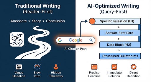 The Anatomy of an AI Optimized Substack Article Post
