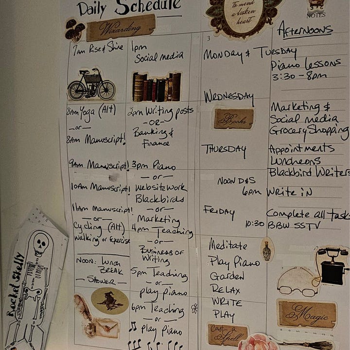 My handwritten daily planner.