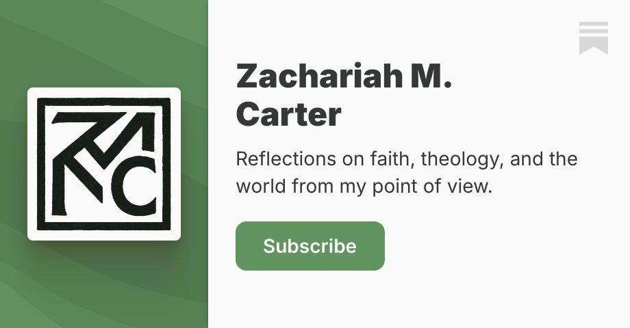 Zachariah M. Carter | Substack