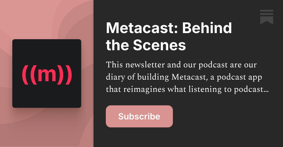 About - Metacast: Behind the Scenes