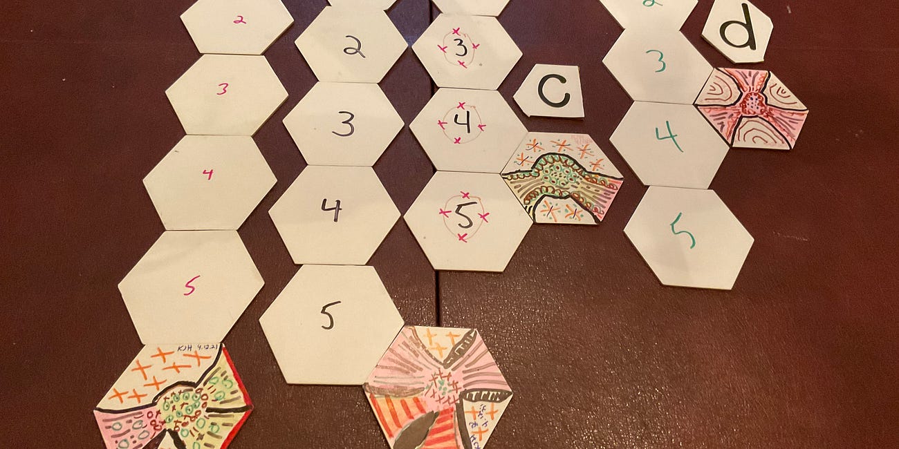 The Hexagon Puzzle - Six Tiles
