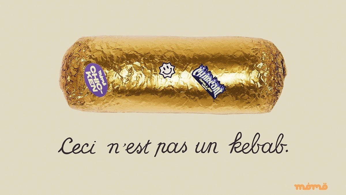 Llega a Madrid Mómö, el kebab hecho al carbón y envuelto en oro