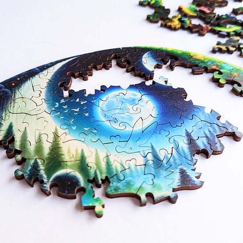 Leogor Nature's Balance Wooden Jigsaw Puzzle