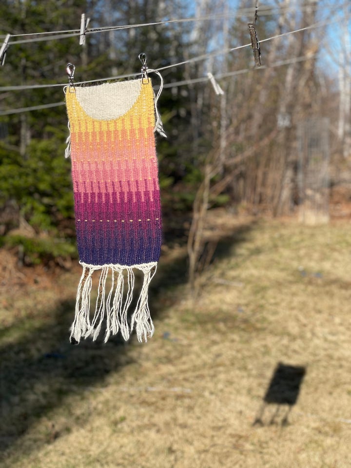 yarn and tapestry weavings