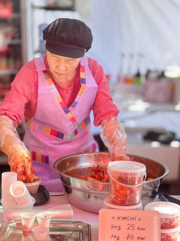 Kimchi pregătit live la Asia Fest 2026