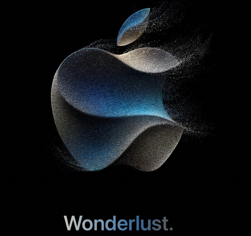 iPhone 15 invite from Apple