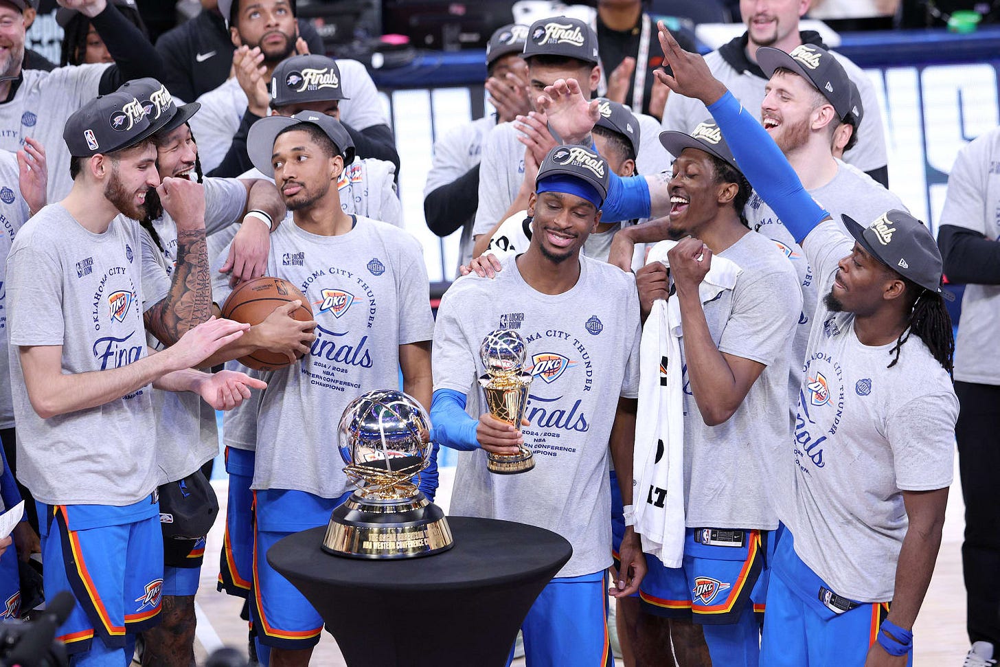 Oklahoma City Thunder advance to NBA Finals