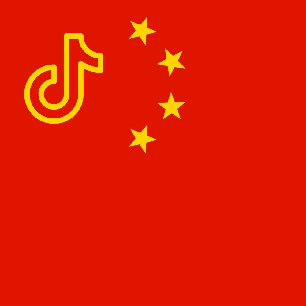 Chinese Communist Party TikTok Flag
