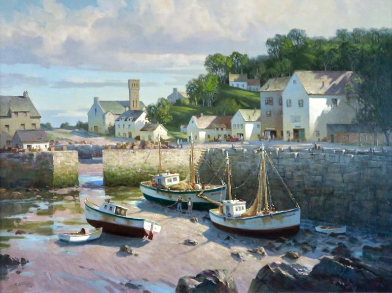 Boats in a harbor with boats

AI-generated content may be incorrect.