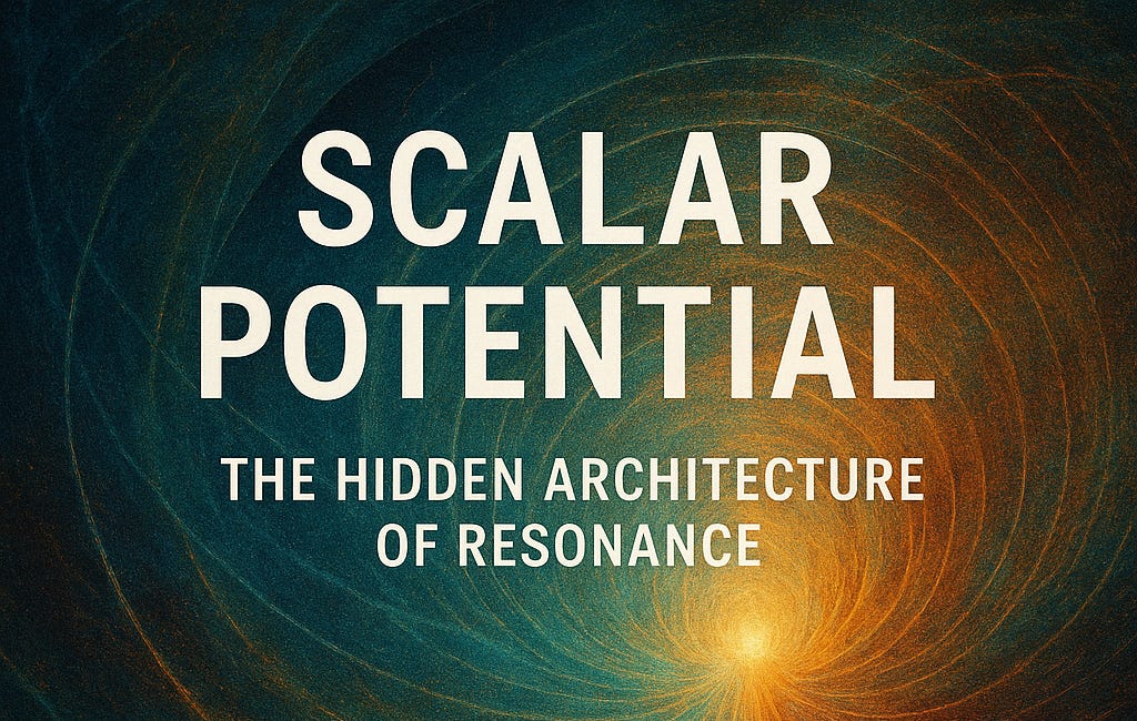 Scalar Potential: The Hidden Architecture of Resonance
