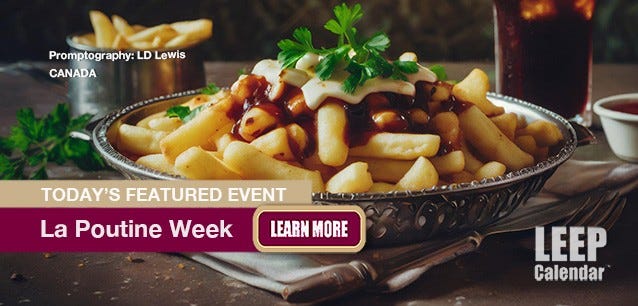 Poutine is Canadian for comfort food. 