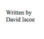 David Iscoe's avatar