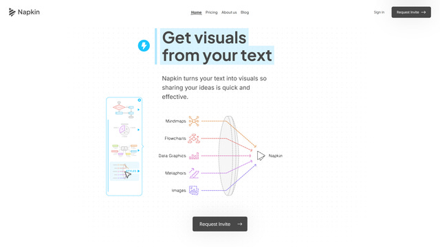 Screenshot Napkin AI