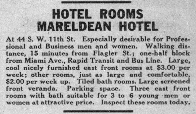 Figure 2: Ad in Miami Herald