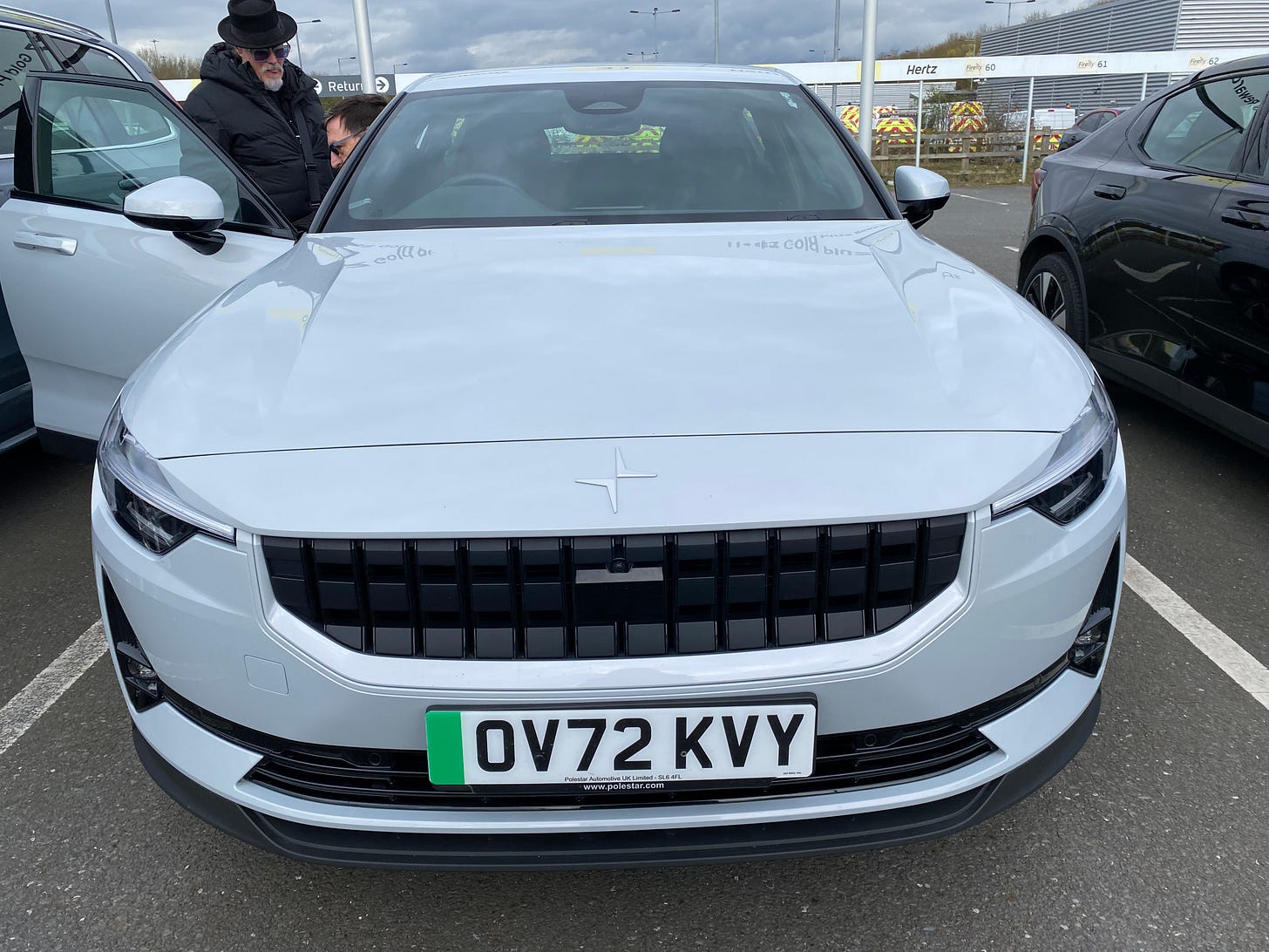 A Polestar EV car