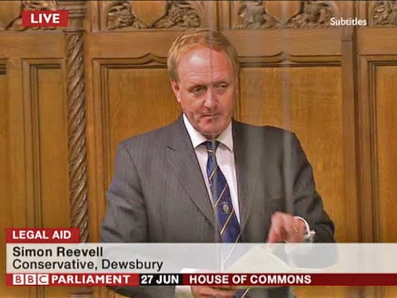 Legal career has its benefits, says MP Reevell