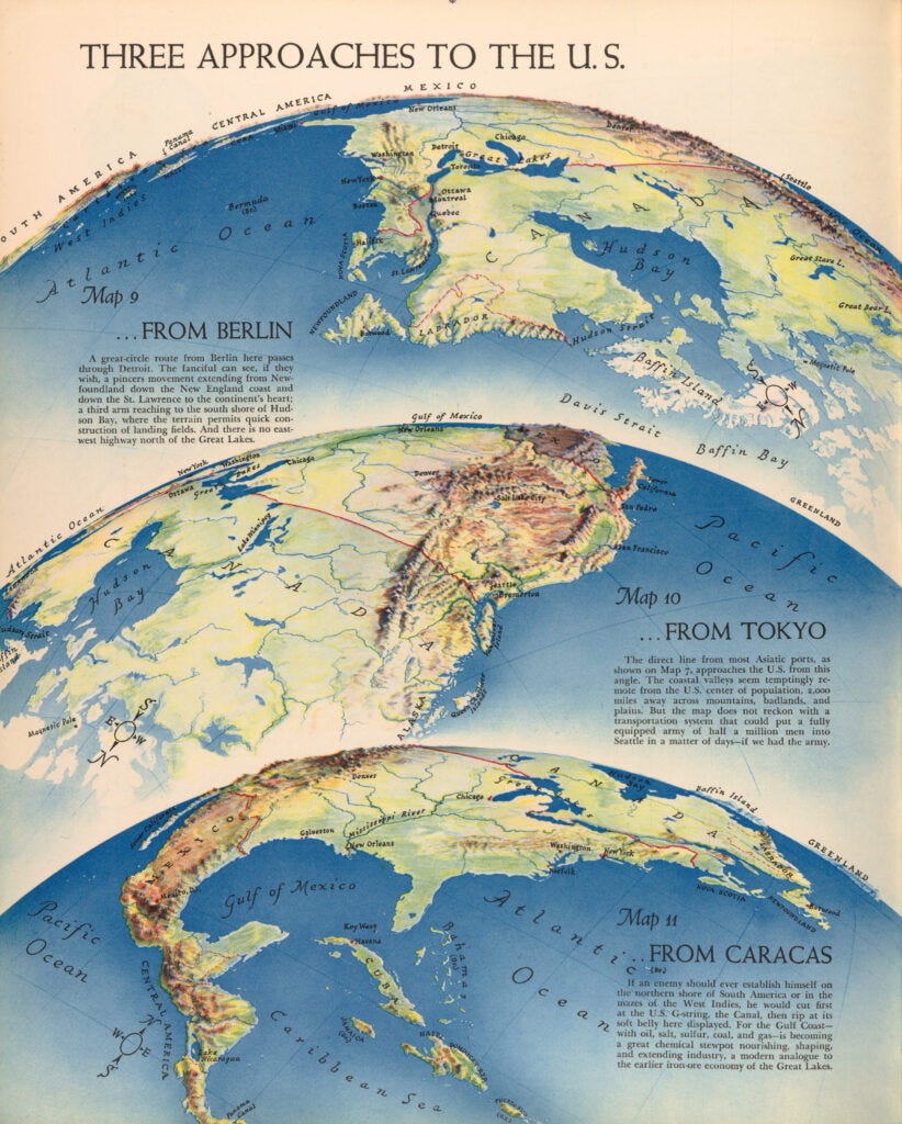 Las tres formas de atacar Estados Unidos (1940) Las tres formas de atacar Estados Unidos (1940)