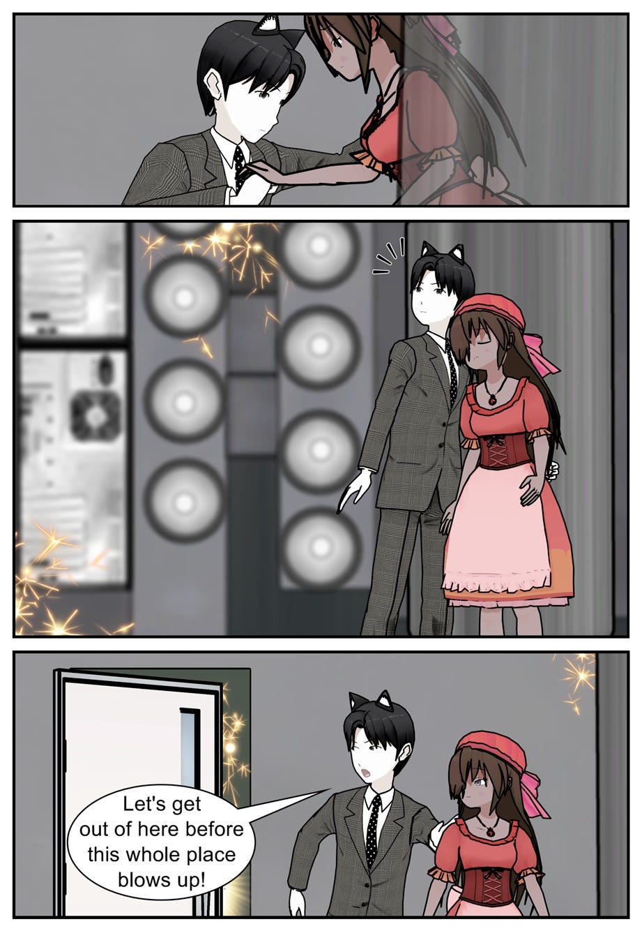 Let's get out of here before this whole place blows up!