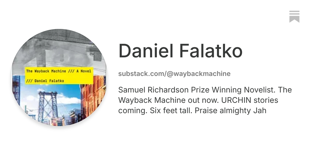 Daniel Falatko | Substack