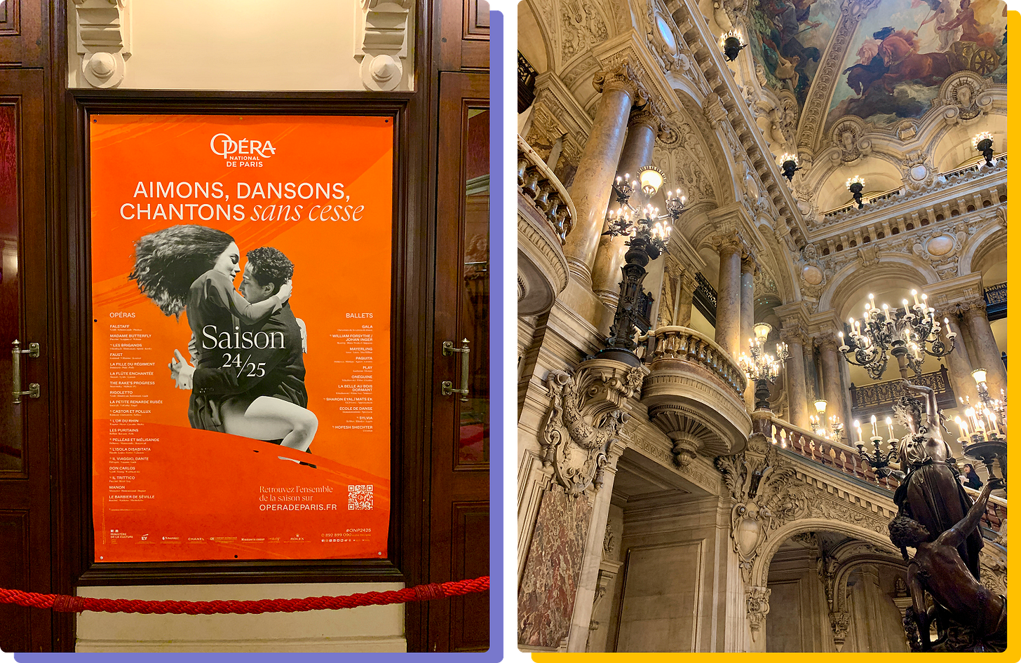 Photos from the Palais Garnier