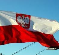A red and white flag with a white eagle on it
AI-generated content may be incorrect. A red and white flag with a white eagle on it
AI-generated content may be incorrect.