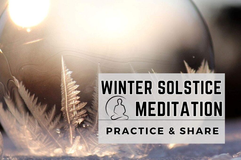 winter solstice meditation winter solstice meditation