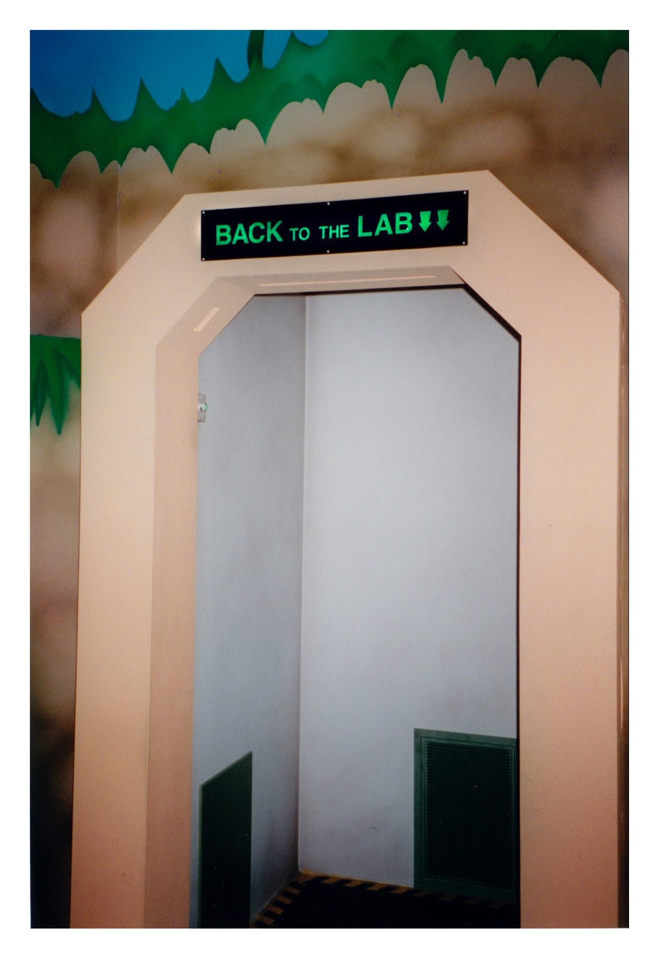 Another photograph of the lab entrance
