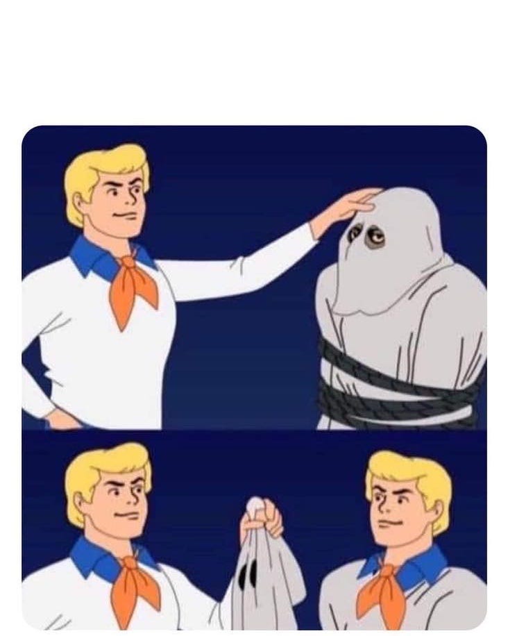 SCOOBY DOO FRED UNMASKS FRED Meme Generator - Imgflip