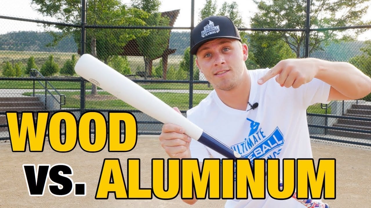 Should You Swing A Wood or Aluminum Bat? - YouTube