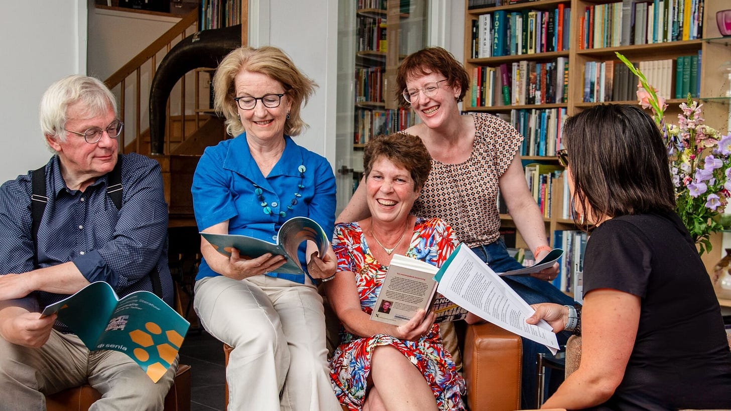Praten over boeken vergroot het leesplezier. Foto: Ilse Schuurmans Praten over boeken vergroot het leesplezier. Foto: Ilse Schuurmans