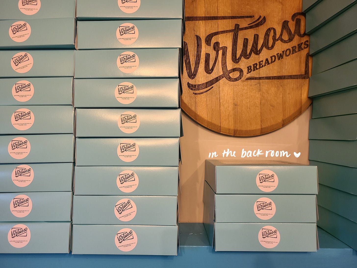 Virtuoso Breadworks takeout boxes