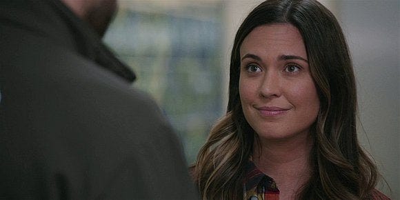 Geri giving Walker Cordell a lifting spirit talk. Geri giving Walker Cordell a lifting spirit talk.