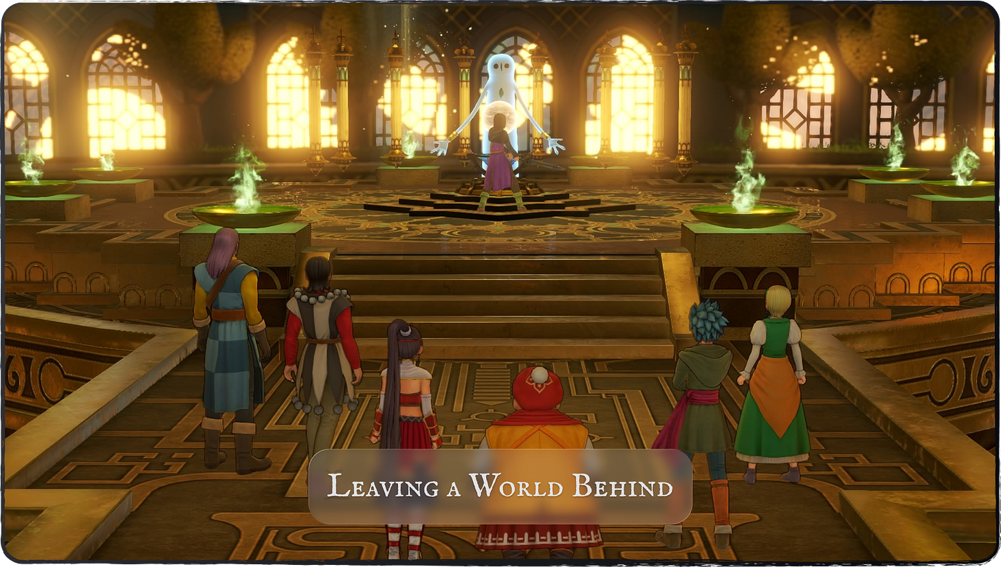 The Act 2 party watching the Hero shatter the Time’s Sphere!