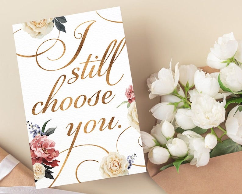 Anniversary Card I Still Choose You image 1