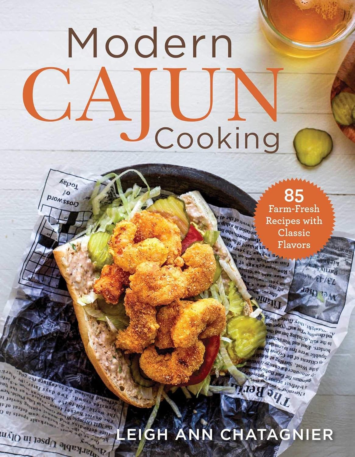 The cover of Leigh Ann's book Modern Cajun Cooking The cover of Leigh Ann's book Modern Cajun Cooking