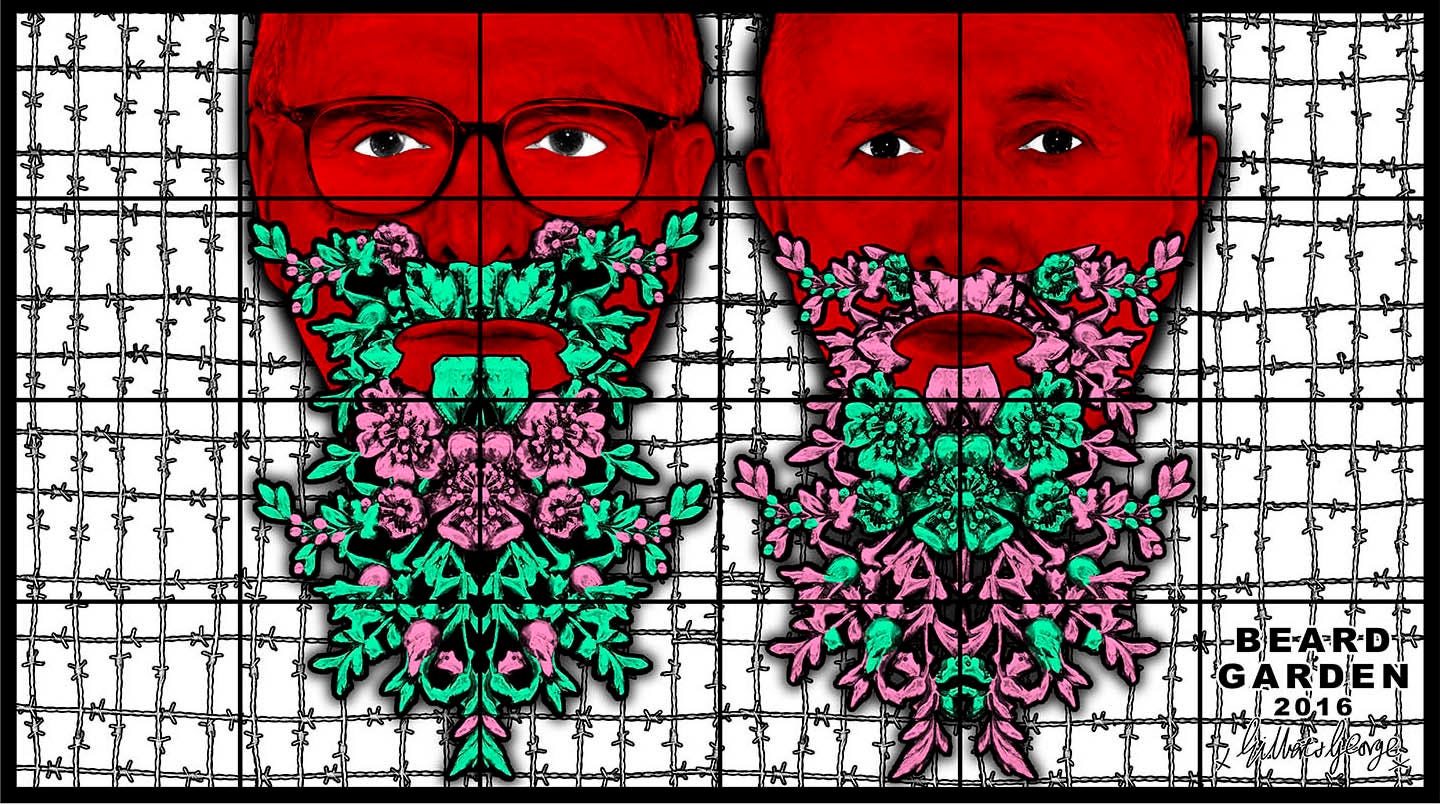 Beard Garden by Gilbert & George