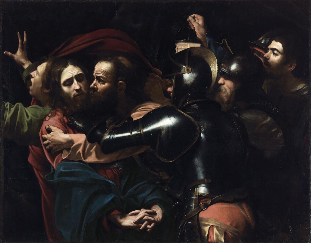 Caravaggio The Taking of Christ Caravaggio The Taking of Christ